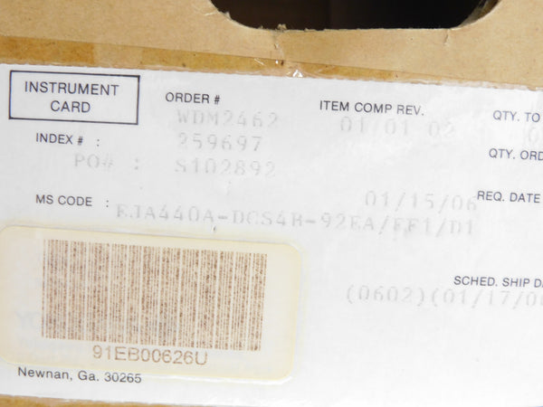 YOKOGAWA EJA440A-DCS4B-92EA/FF1/D1 NSMP