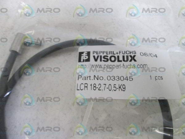 PEPPERL+FUCHS FIBER OPTIC LCR18-2,7-0.5-K9 NSMP