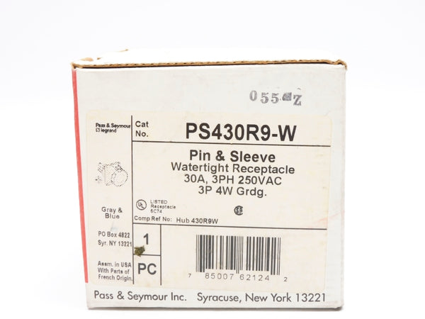 PASS&SEYMOUR PS430R9-W 250VAC 30A NSMP