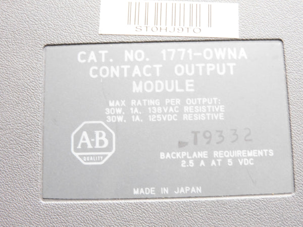 ALLEN BRADLEY 1771-OWNA UNMP