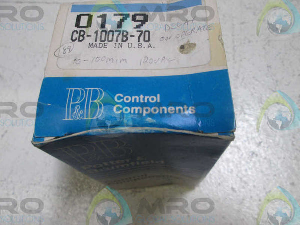 POTTER & BRUMFIELD CB-1007B-70 TIME DELAY RELAY  NSMP