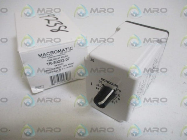 MACROMATIC TR-50222-07 TIME DELAY RELAY NSMP