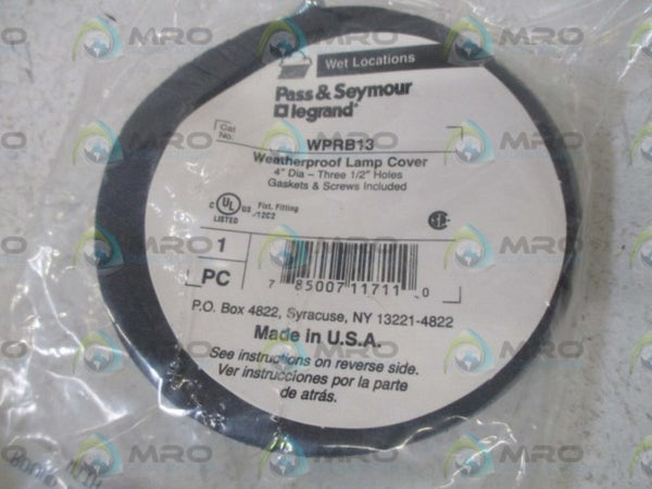 PASS & SEYMOUR WPRB13 WEATHERPROOF LAMP COVER NSNP IN A FACTORY BAG