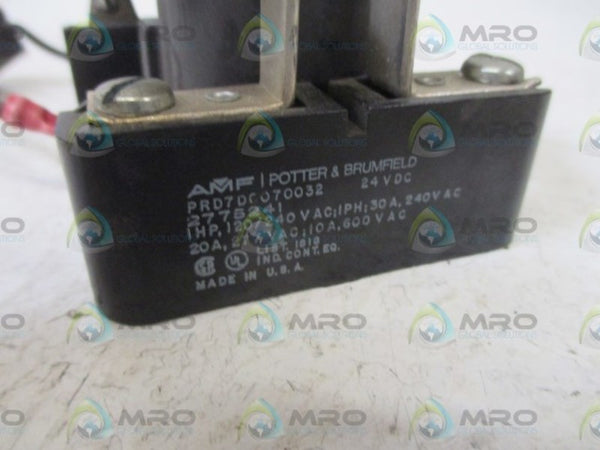 POTTER & BRUMFIELD PRD7DG070032 RELAY UNMP