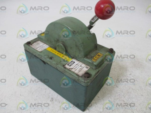 HUBBELL TYPE 4211 1188M1S MASTER SWITCH CONTROL UNMP