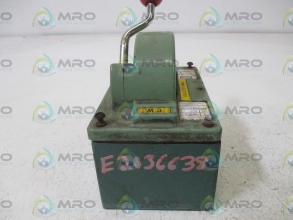 HUBBELL TYPE 4211 1188M1S MASTER SWITCH CONTROL UNMP