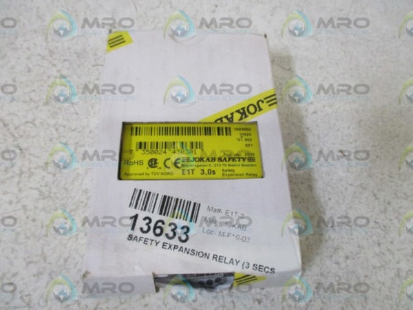 JOKAB E1T 3,0S SAFETY EXPANSION RELAY NSMP