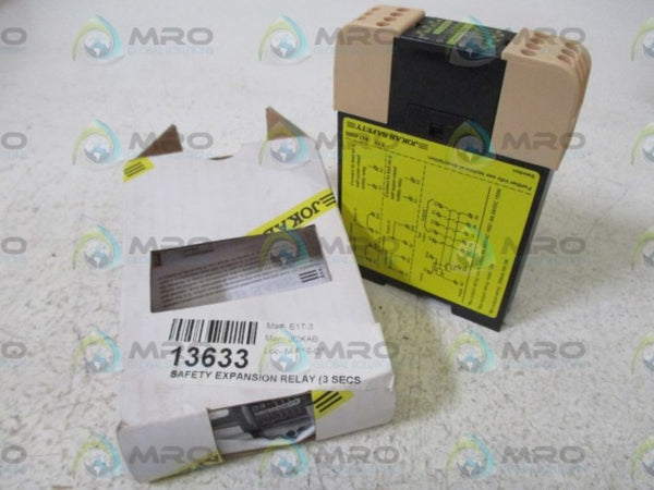 JOKAB E1T 3,0S SAFETY EXPANSION RELAY NSMP