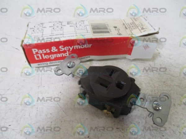 PASS & SEYMOUR 5851-CN SINGLE RECEPTACLE NSMP