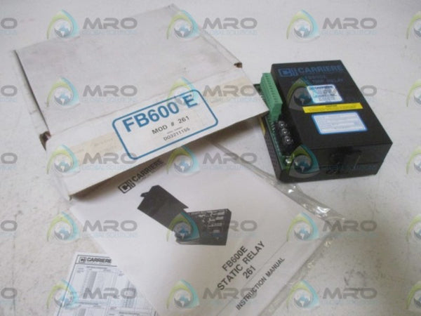 CARRIERE FB600E STATIC TRIP RELAY NSMP