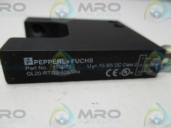 PEPPERL+FUCHS GL20-RT/32/40A/98A 199988 PHOTOELECTRIC SENSOR NSMP