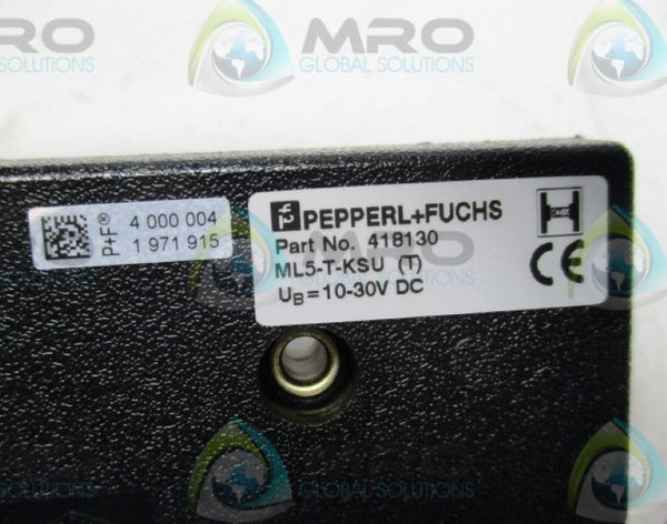 PEPPERL+FUCHS ML5-T-KSU 418130 PHOTOELECTRIC AUTOMATION SENSOR NSMP