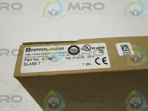 PEPPERL+FUCHS SLA5S-T 417697 PHOTOELECTRIC?SAFETY SENSOR NSMP