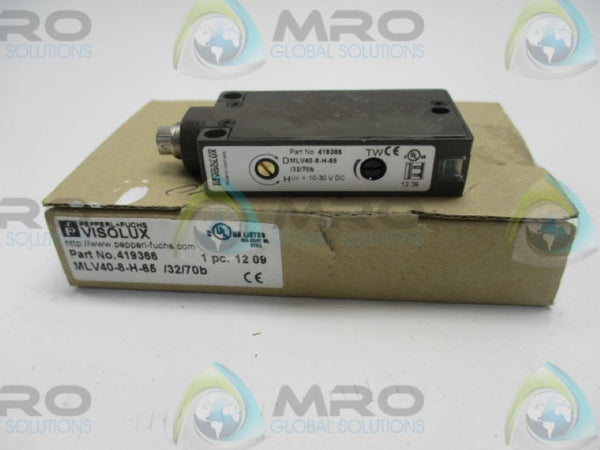 PEPPERL+FUCHS VISOLUX MLV40-8-H-65/37/70B 419366 SENSOR 10-30VDC NSMP