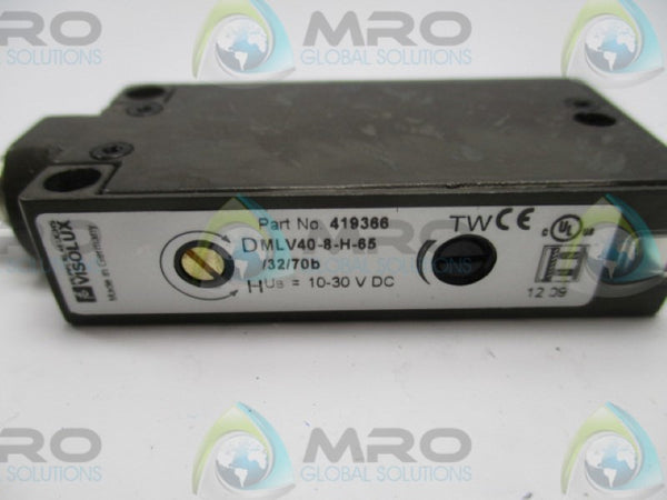 PEPPERL+FUCHS VISOLUX MLV40-8-H-65/37/70B 419366 SENSOR 10-30VDC NSMP