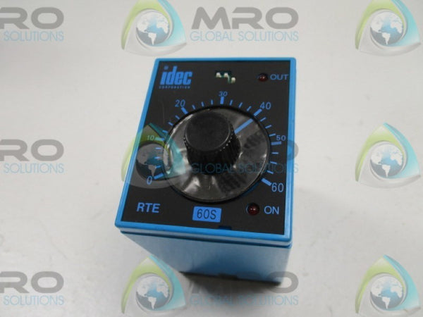 IDEC RTE-PN1 TIMER RELAY 0-60SECONDS 120VAC NSNP