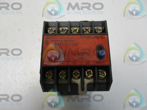 KLOCKNER MOELLER EMT5-DB-220 OVERLOAD RELAY THERMISTOR 220V  NSNP