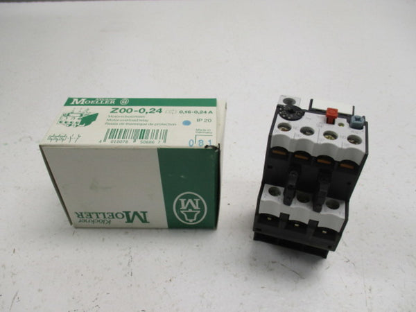 KLOCKNER MOELLER Z00-0,24 OVERLOAD RELAY 0,16-0,24A NSMP