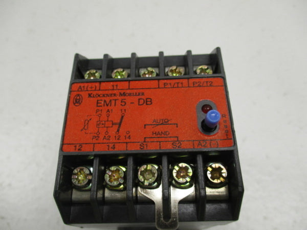 KLOCKNER MOELLER EMT5-DB-24VDC THERMISTOR OVERLOAD RELAY 24V NSMP
