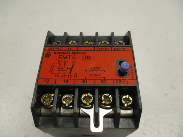 KLOCKNER MOELLER EMT5-DB-220 THERMISTOR OVERLOAD RELAY 220V NSMP
