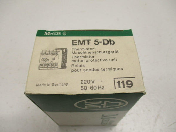 KLOCKNER MOELLER EMT5-DB-220 THERMISTOR OVERLOAD RELAY 220V NSMP