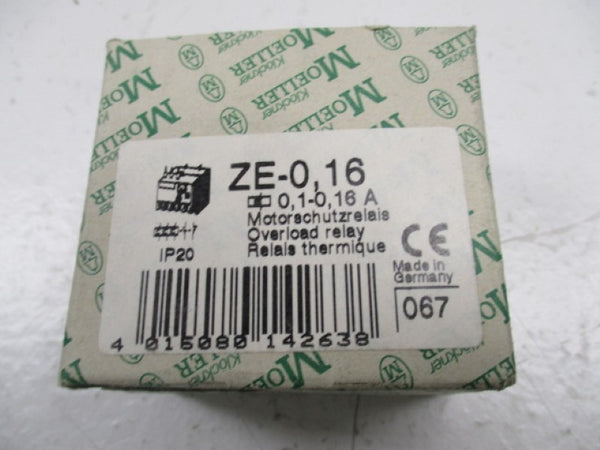 KLOCKNER MOELLER ZE-0,16 OVERLOAD RELAY 0,1-16A NSMP