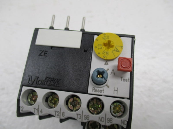 KLOCKNER MOELLER ZE-0,24 OVERLOAD RELAY 0,16-0,24A NSMP
