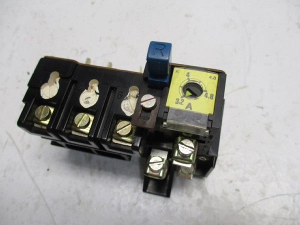 SPRECHNER SCHUH CT1U-10 OVERLOAD RELAY 3,2-4,8A UNMP