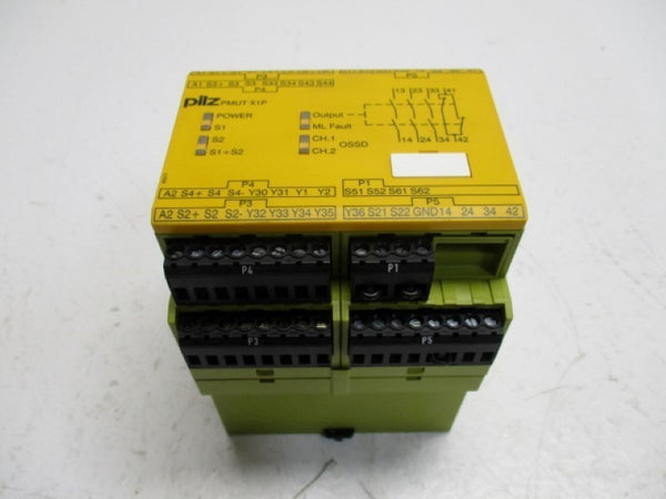 PILZ PMUT-X1P-24VDC-3N/0-1N/C5S0 SOLID STATE RELAY 24VDC UNMP