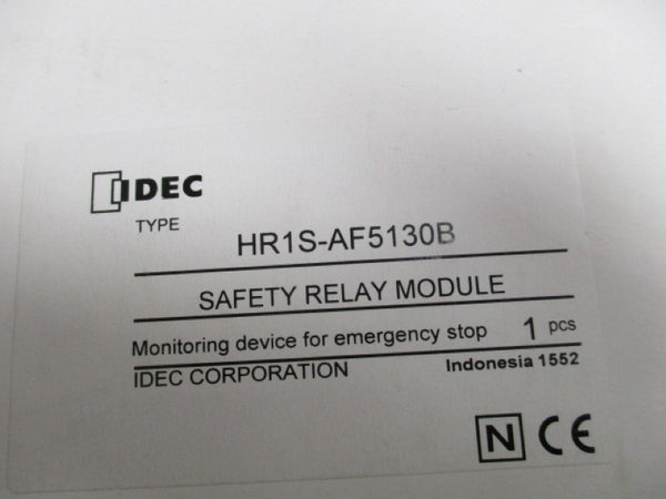 IDEC HR1S-AF5130B SAFETY RELAY MODULE 24V NSMP