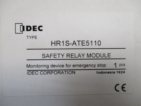 IDEC HR1S-ATE5110 SAFETY RELAY MODULE 24V NSMP