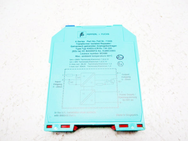 PEPPERL+FUCHS KHD3-ICR/EX-130-200 20-35VDC NSNP