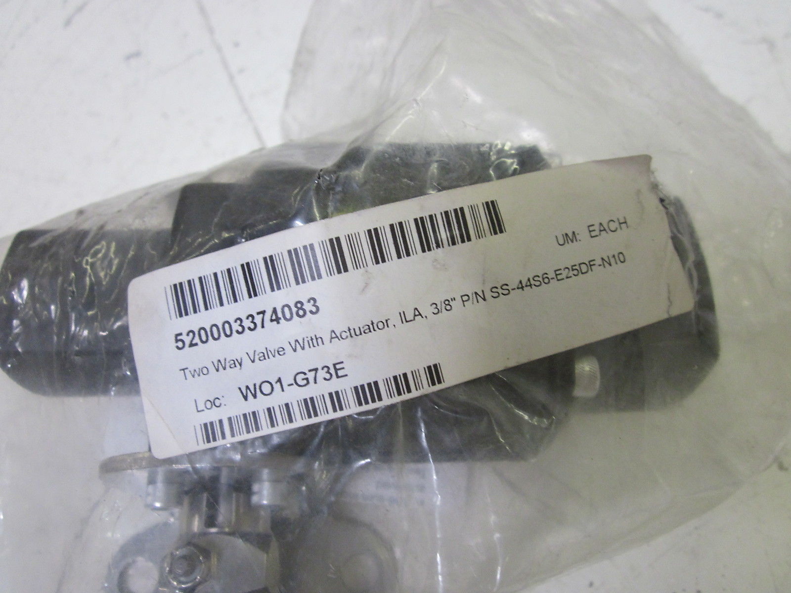 520003374083 VALVE W/ ACTUATOR WO1-G73E NSNP