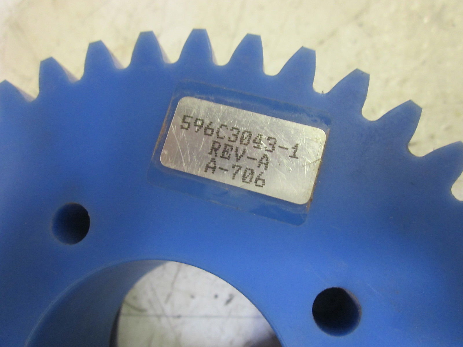 596C3043-1 REV.A SPROCKET (BLUE) NSNP