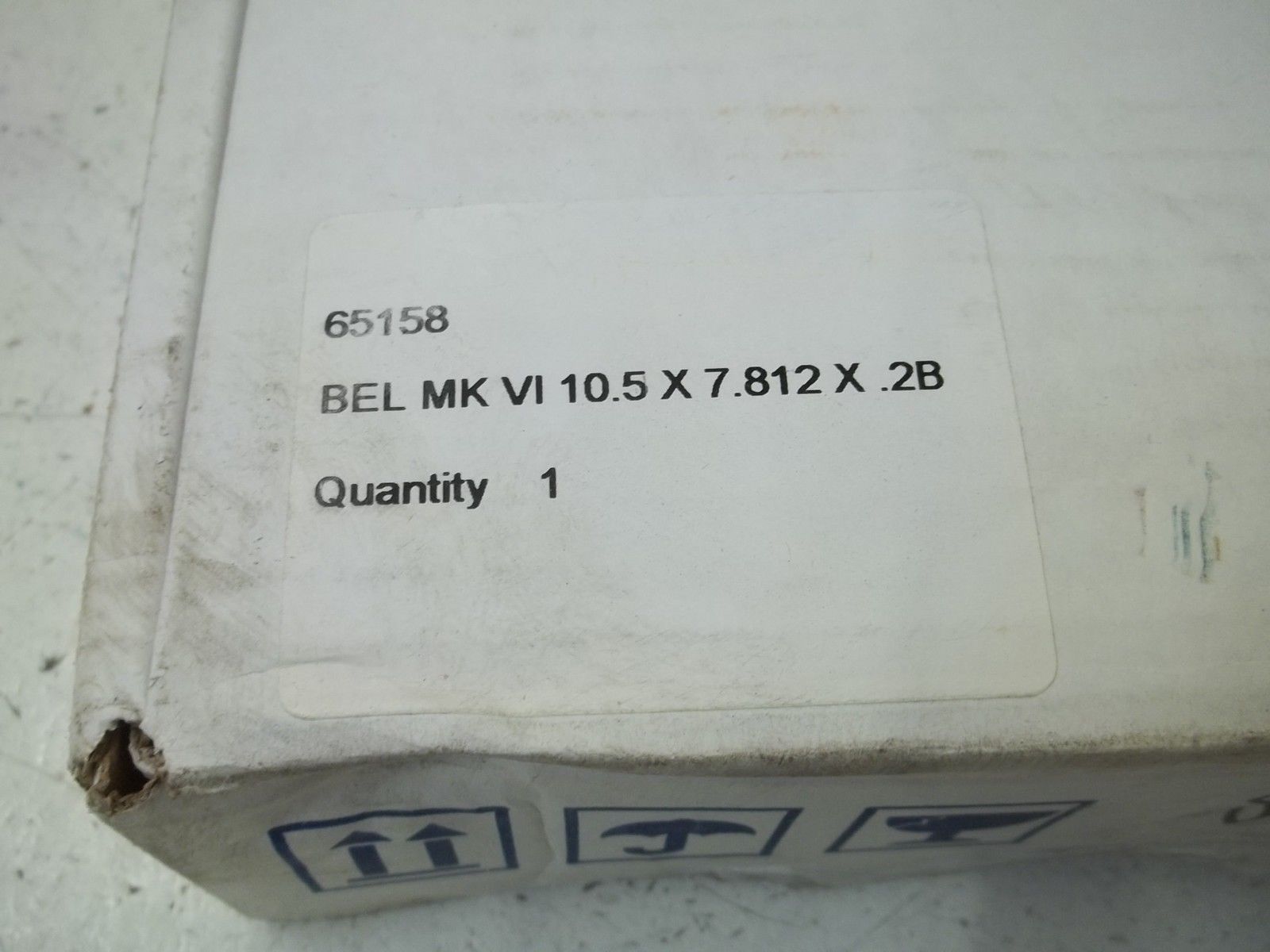 65158 BEL MK VI 10.5 X 7.812 X .2B NSMP