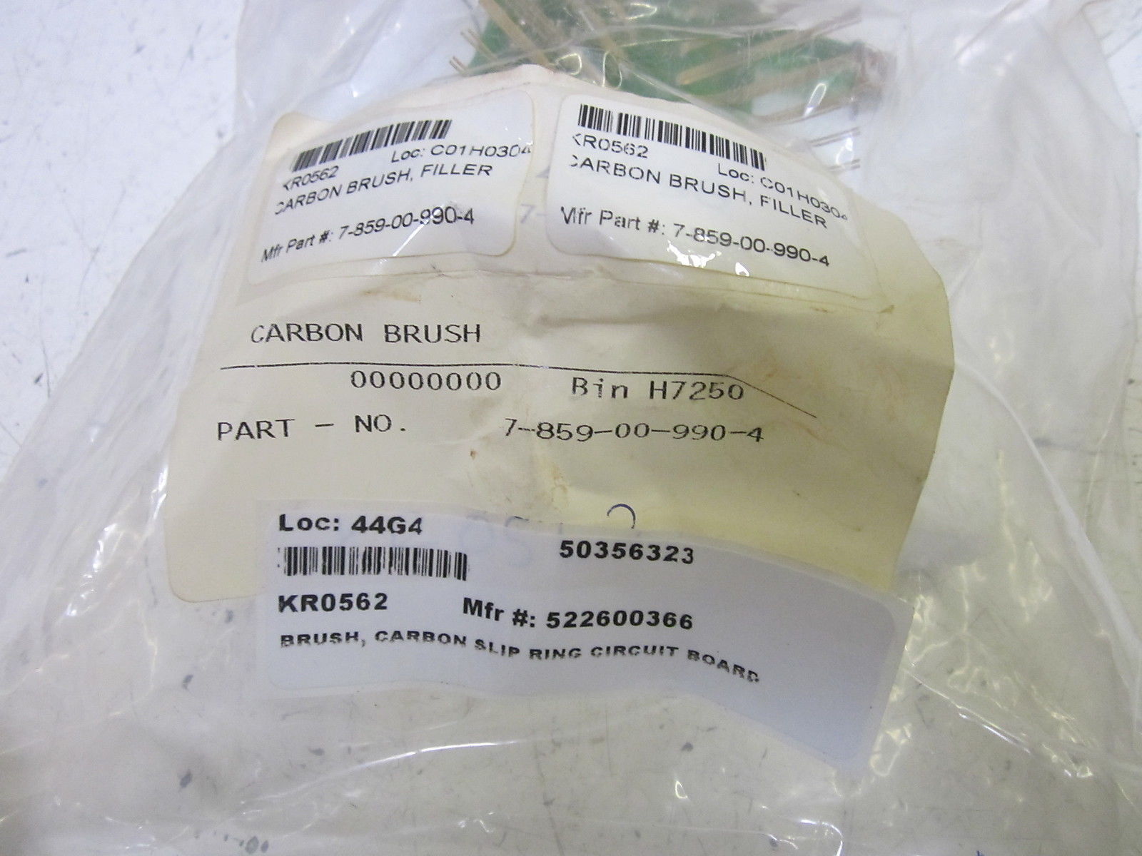 7-859-00-990-4  BRUSH, CARBON SLIP RING CIRCUIT BOARD NSNP