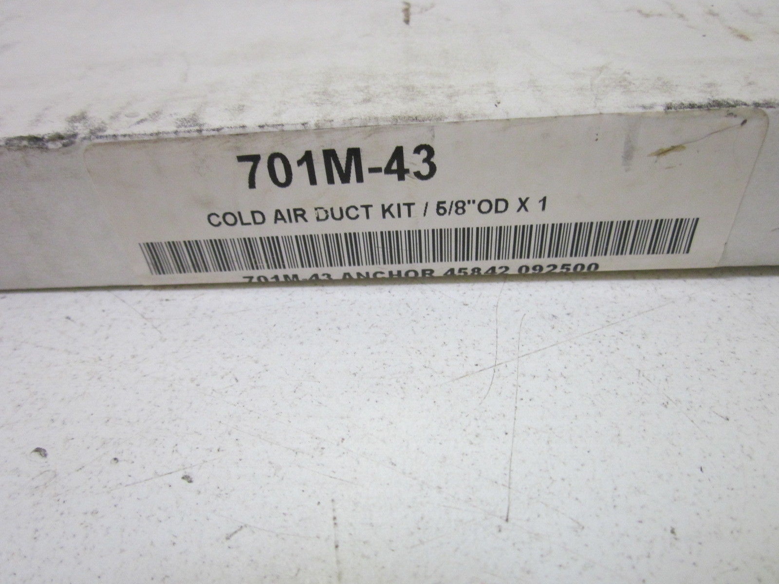 701M-43 COLD AIR DUCT KTI / 5/8"ODX1 NSMP