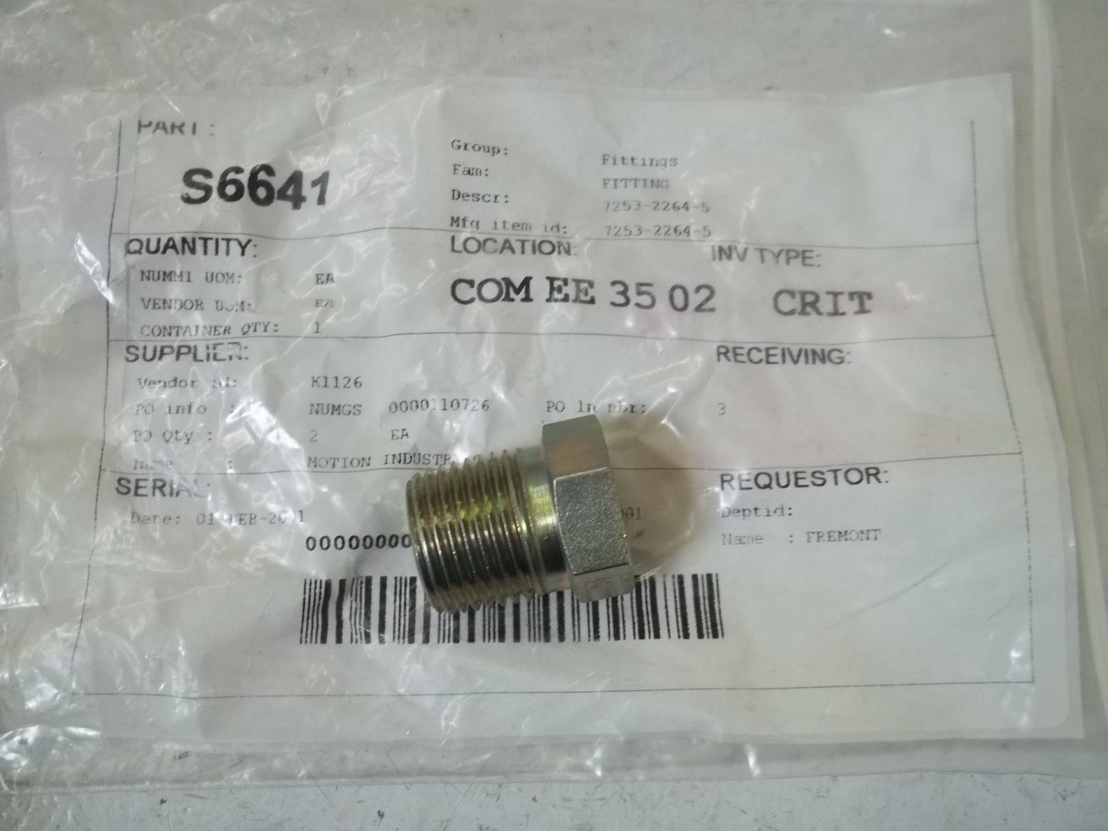 7253-2264-5 FITTING NSNP