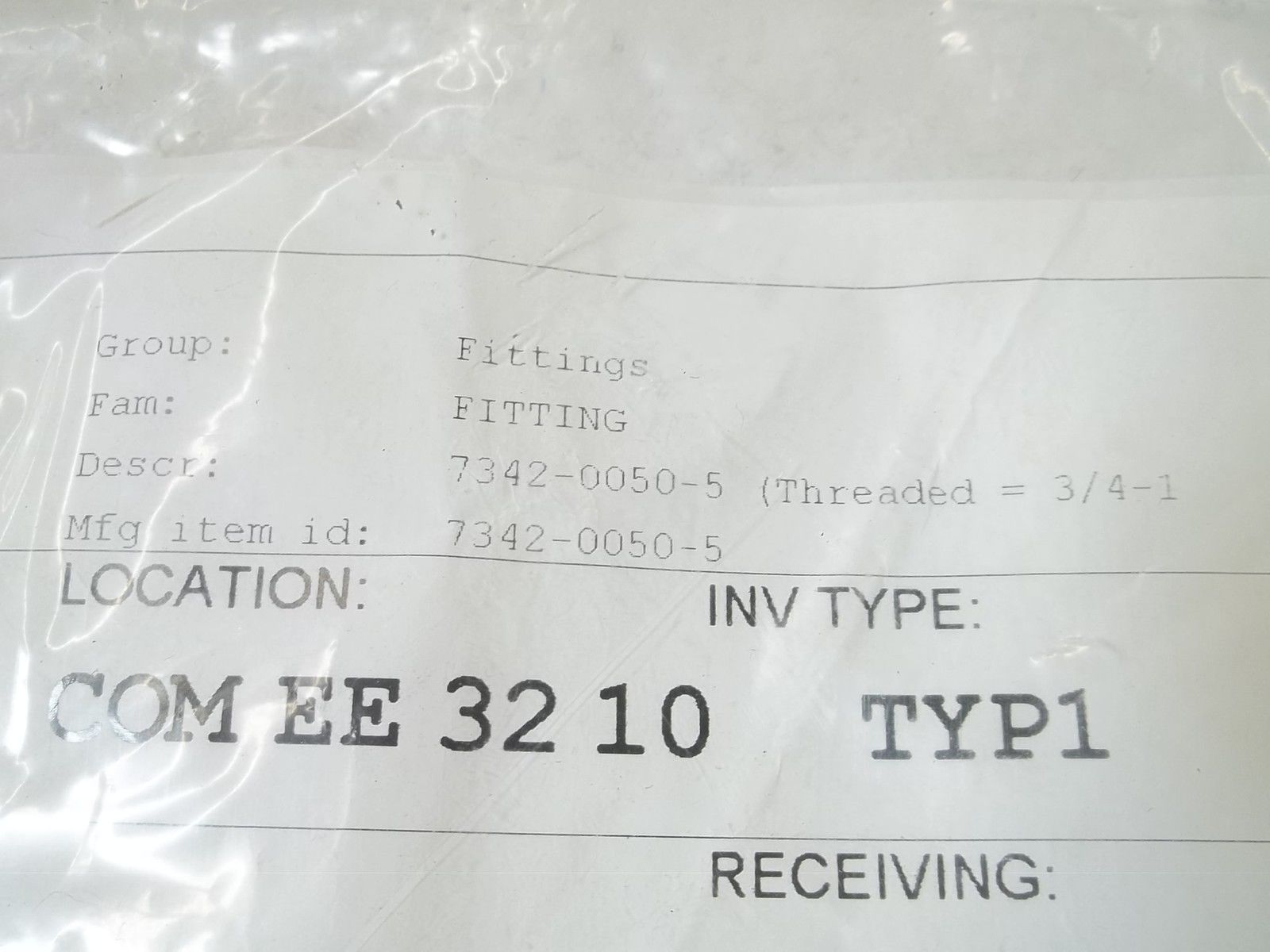 7342-0050-5 FITTINGS NSNP