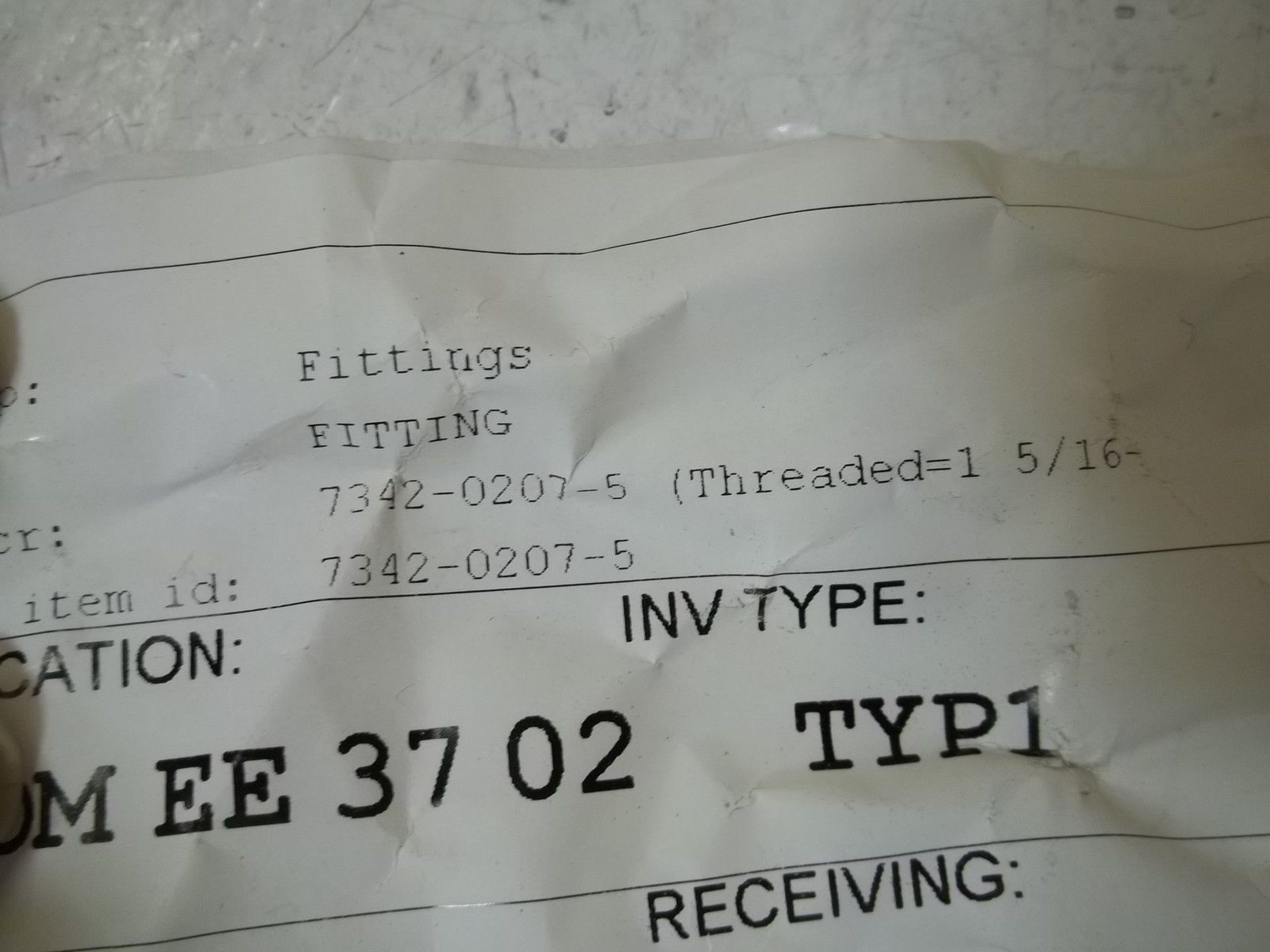 7342-0207-5 FITTING NSNP