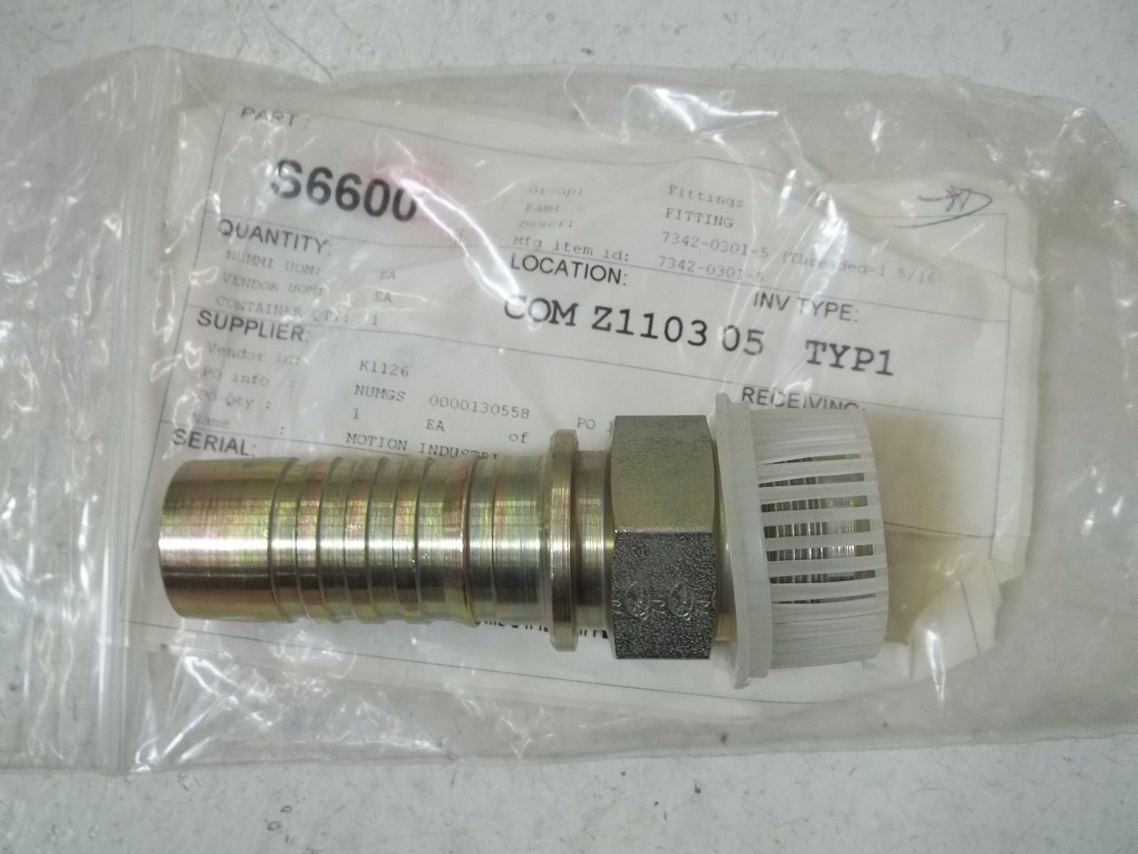 76342-0301-5 FITTINGNSNP