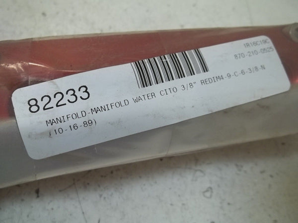 82233 MANIFOLD-MANIFOLD WATER CITO 3/8" NSNP