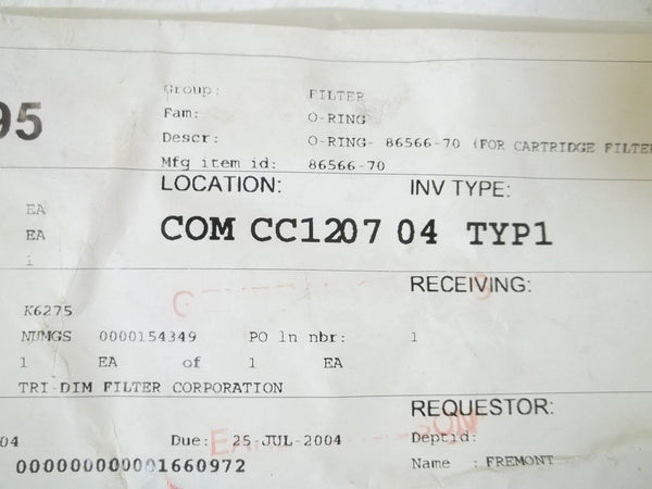 86566-70 O-RING NSNP