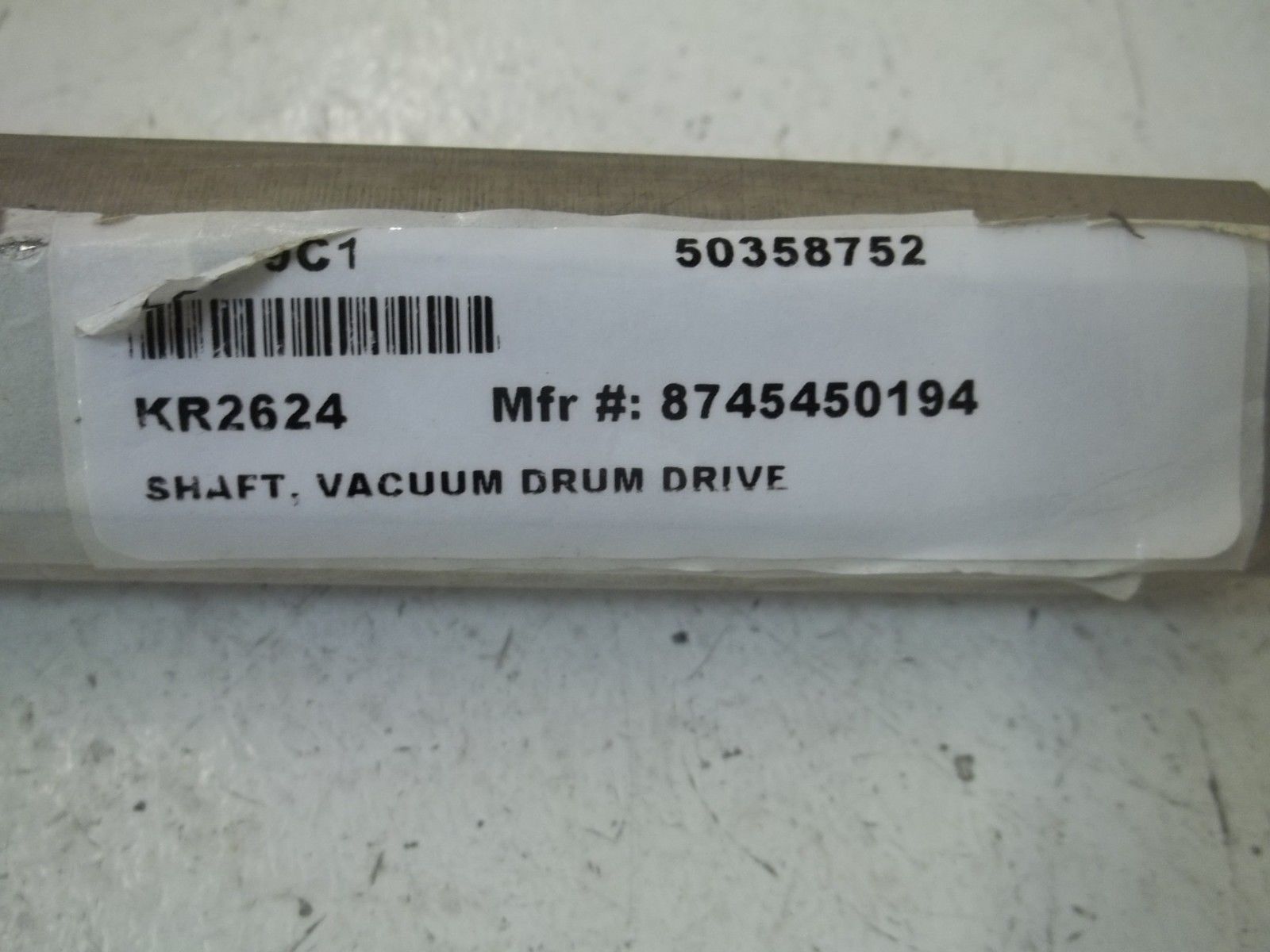 8745450194 SHAFT, VACUUM DRUM DRIVE NSNP