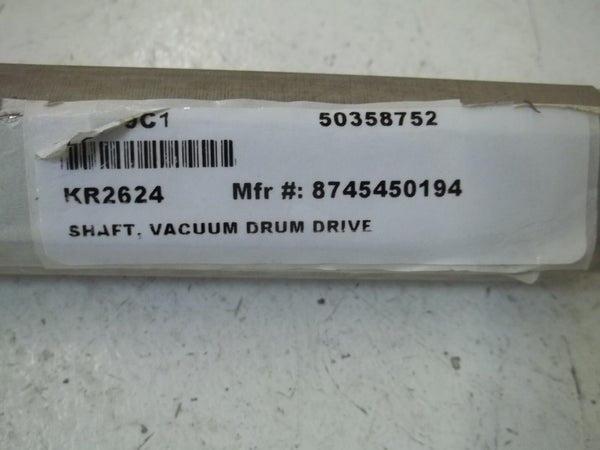 8745450194 SHAFT, VACUUM DRUM DRIVE NSNP