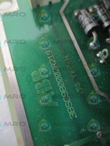 ABB 3BSC980002R219 CONTROL PROCESS BOARD UNMP