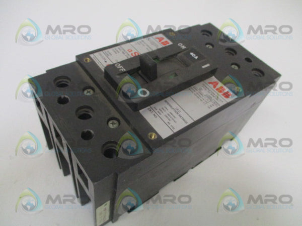 ABB UXAB727131R111 CIRCUIT BREAKER 40A UNMP