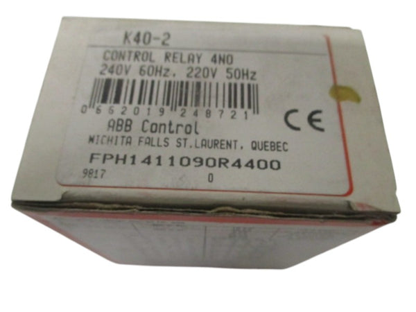 ABB FPH1411090R4400 K40-2 CONTROL RELAY 220/240V NSMP