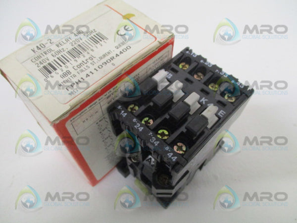 ABB FPH1411090R4400 K40-2 CONTROL RELAY 220/240V NSMP