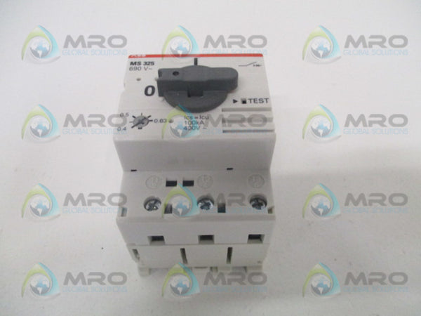 ABB 1SAM150001R0004 MS325-0,63+HK MANUAL MOTOR STARTER+AUX.CONTACT NSMP